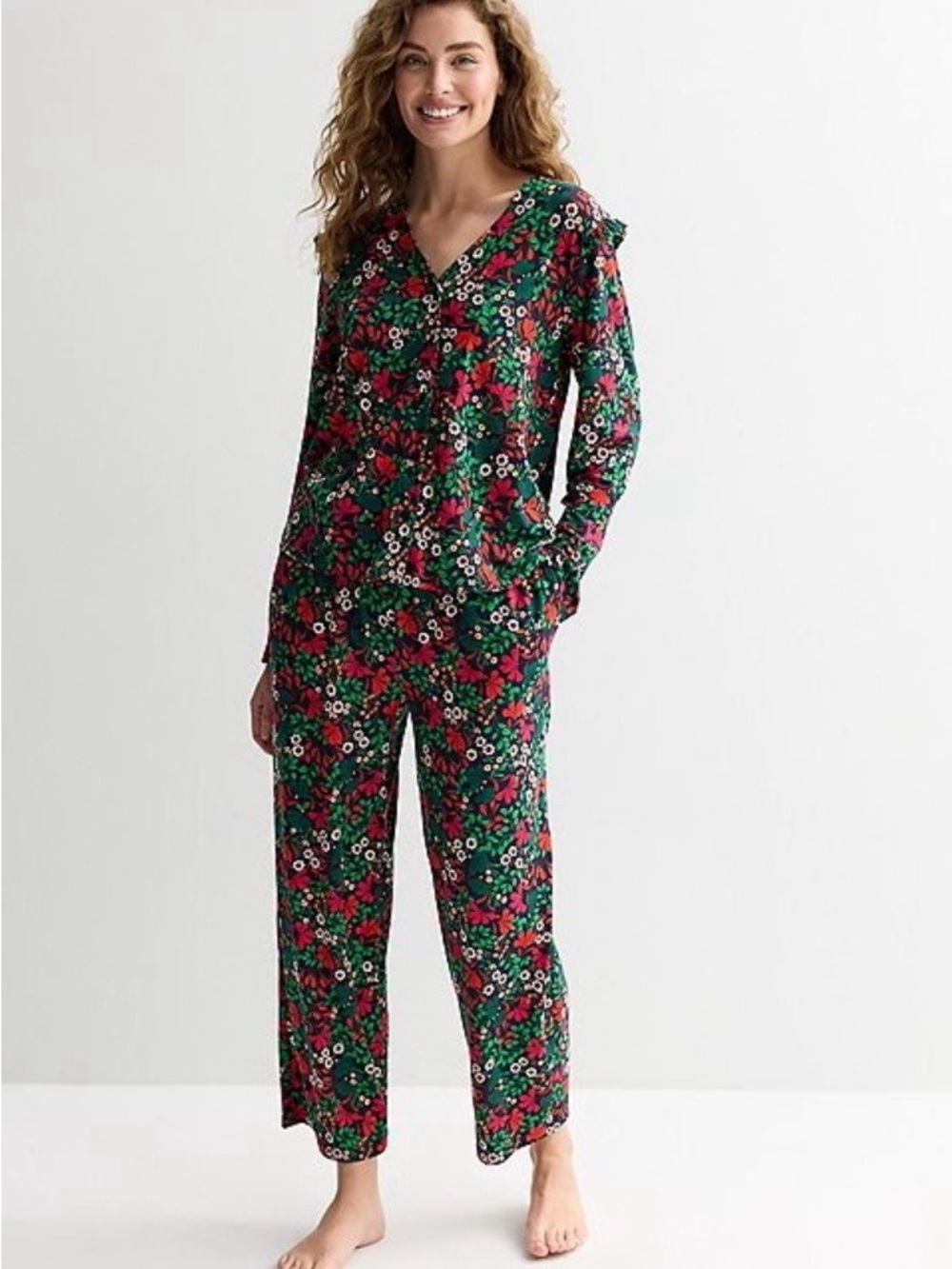 Draper James Cozy Long Sleeve Pajama Set, size XL, NEW